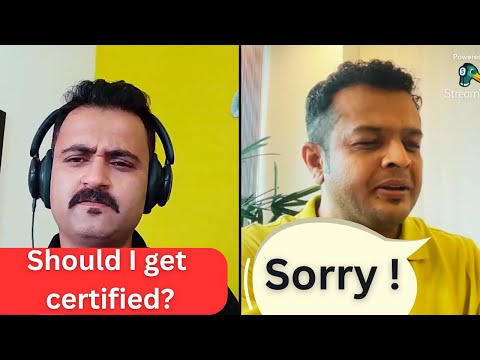 YOU MUST Listen To This Before Doing Any Certification !