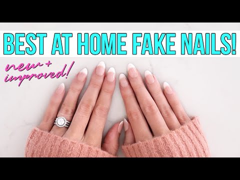 *NEW* DIY EASY FAKE NAILS AT HOME! Under $7, Fast, No Acrylic!