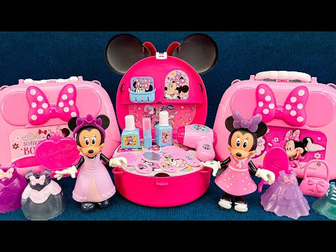 [71 minute video] MINNIE MAKEUP SUITCASE TOY 💄 ASMR Satisfying Unboxing