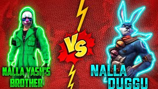 [FF] NALLA GANG LEADER VS OFFICER. #nallagang. #babayt . #reddotff. #nallayash