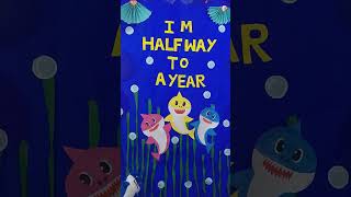 Abdul Ahad half year birthday party| baby shark theme birthday decorations at home