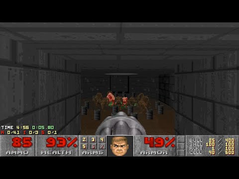 Ultimate Doom: Knee-Deep in the Dead (Episode 1) - Ultra-Violence Speedrun in 5:13