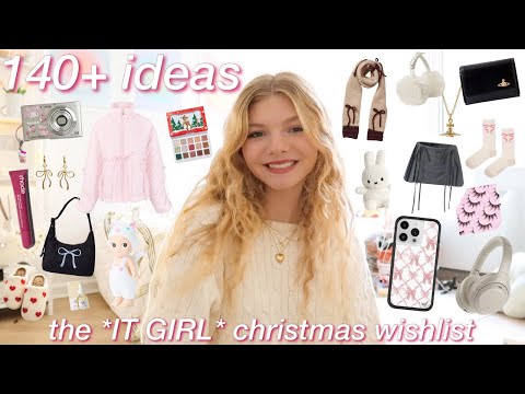 140+ *IT GIRL* CHRISTMAS GIFT IDEAS! ultimate trendy teen gift GUIDE & my christmas wishlist 2023 🎄✨