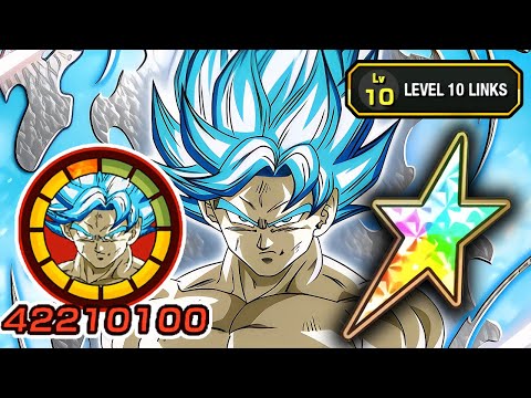 100% NEW UNIVERSE TREE SSB GOKU LEVEL 10 LINKS SHOWCASE!!! Dragon Ball Z Dokkan Battle