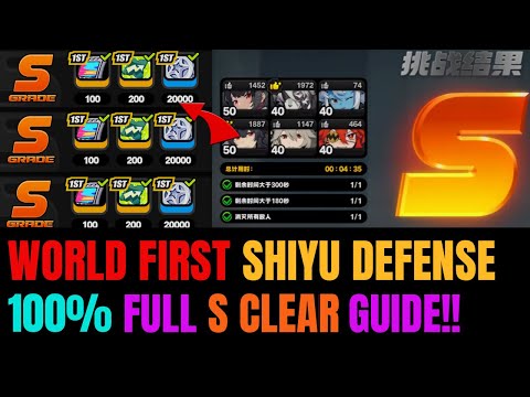 CN's Shiyu Defense FULL CLEAR Guide! | TOP CN ENDGAME Meta Teams & Combos!!