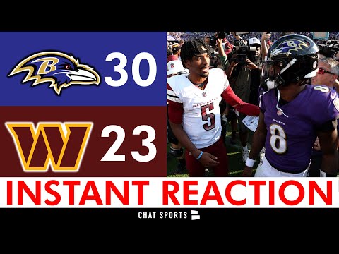 Ravens Dominance PROVEN After 30-23 Win vs The Commanders! Baltimore Ravens News + Instant Reaction