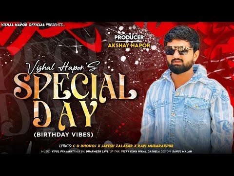 Special Day - Vishal Hapor | Birthday Vibes | New Birthday Special Song | @vishalhaporofficial