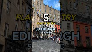 5 places to try in Edinburgh 🏴󠁧󠁢󠁳󠁣󠁴󠁿💙 #travel #edinburgh #thingstodoedinburgh