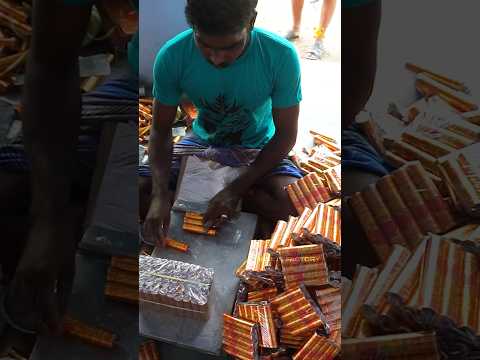 Inside Crackers Manufacturing Factory#crackersmaking #fireworks#skyshot #sivakasicrackerstesting