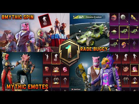 DRACONIC POWER | 8 MYTHIC LUCKYSPIN | UPGRADE BUGGY SKIN | FREE EMOTES | SILVER COIN MYTHIC | RP A2