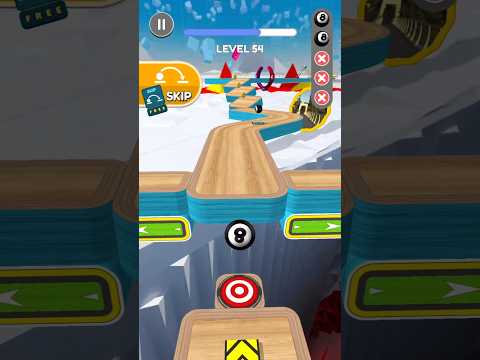 Going Balls 🎱 Gameplay SpeedRun. Level 54. #shorts #goingball #games