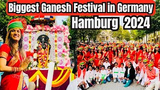 Ganesha Festival Hamburg 2024| Biggest Public Festival in Germany|Ganesh Visarjan @anivasibharati