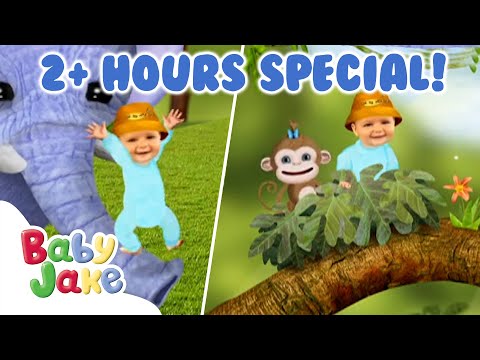 @BabyJakeofficial - 🐰🐧 Animal Adventures! 🐘🐵 | 2+ HOUR MARATHON | Yacki Yacki Yoggi