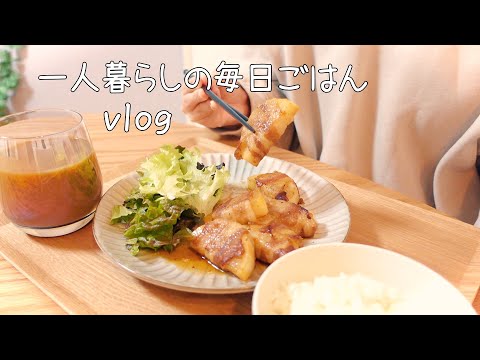 Everyday life alone in Japan｜Two meals a day｜