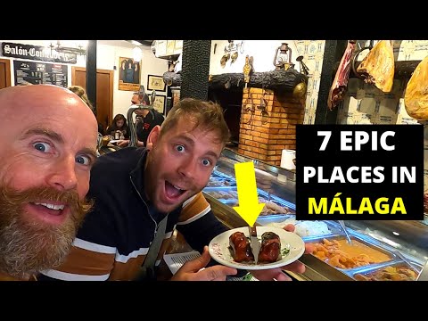 Epic FOOD TOUR in MÁLAGA SPAIN: 7 Hidden Gems (ft. Irish man)🇪🇸