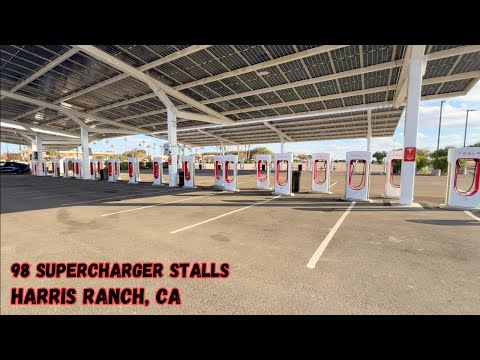 World's Biggest Tesla SuperCharger! ⚡🔌