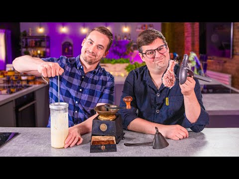 Testing ANTIQUE Kitchen Gadgets with a Chef and a Food History EXPERT! | feat. @TastingHistory