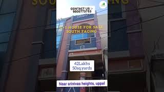 #lowpricehouseforsale | near to main road | 50sq.yards | 42Lakhs|# uppal