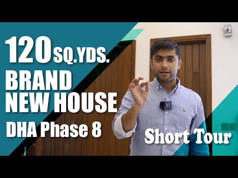 House Vlog|Short Tour of 120 Yards Brand New House DHA Phase 8,Karachi #realestate #dhakarachi#home