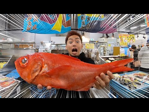 【大食い】巨大魚食べきるまで帰れません！！（とれとれ市場）