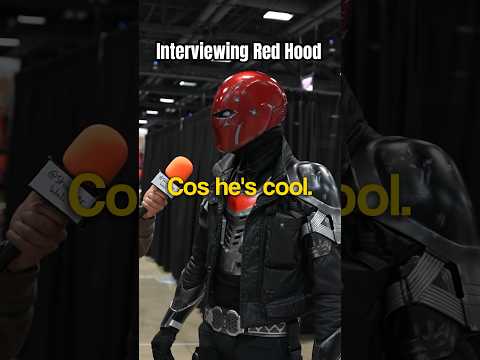 INTERVIEWING RED HOOD #redhood #cosplayer