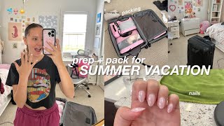 prep + pack for SUMMER VACATION!!! 🐬👙☀️