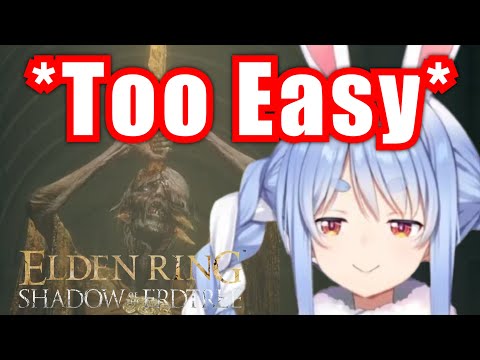 DLC Bosses Are Too Easy For Pekora Now (Elden Ring DLC) 【Hololive/Usada Pekora】