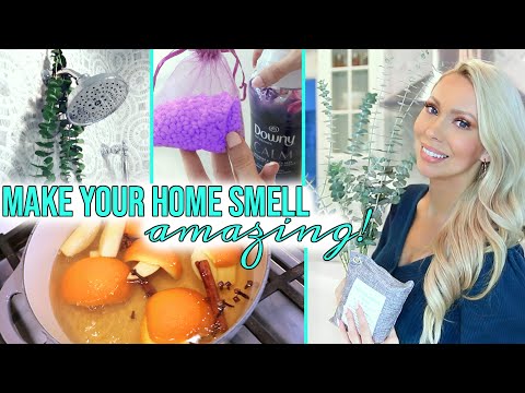 HOW TO MAKE YOUR HOME SMELL AMAZING!