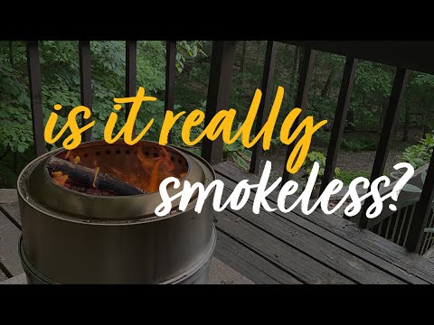 I Found a Smokeless Fire Bowl!