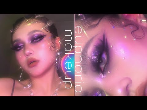 【Angelica】假如我在亢奋party中？烟熏迷醉感水钻妆 亢奋人亢奋魂！euphoria makeup｜安吉莉卡IMAM