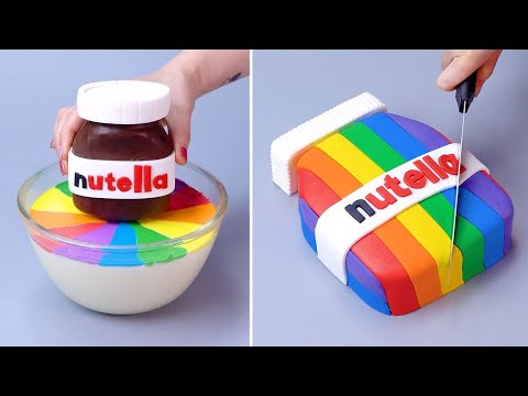 Sweet NUTELLA Chocolate Cake For Holiday | Amazing Chocolate Cake Hacks