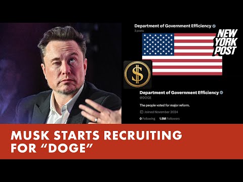 Elon Musk, Vivek Ramaswamy start recruiting for new Department of Government Efficiency