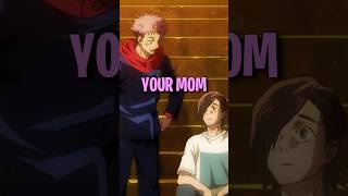 Yuji Dates Junpei’s MOM!?😏💀 | Jujutsu Kaisen Abridged #shorts