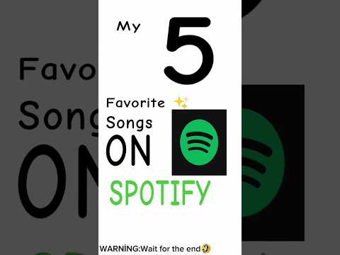 My 5 Favorite song on Spotify✨[Idea: I think by me]#spotify#keşfet#shorts#flipaclipwait for end 🤣