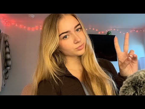 ASMR your favorite triggers! (clips, hair curling, beeep, “nape of the neck”, spit painting)