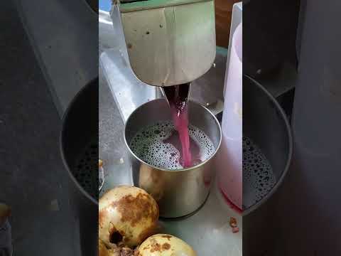 The process of making the famous pomegranate juice in Bangkok! #shortsvideo