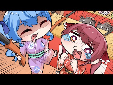 Marine was defeated at a summer festival【Komainu / Clip / Hololive】