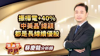 中視【價值型投資】20241115#蔡慶龍：振樺電+40% 中美晶 緯穎 都是長線績優股#中視 #中視新聞 #蔡慶龍 #價值型投資 #摩爾證券投顧