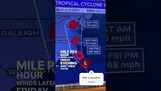 PTC 16 is now Tropical Storm Ophelia #weather #tropicalupdate #ophelia #obx #ncwx