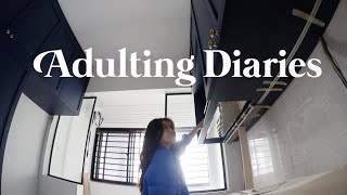 Adulting Diaries | BTO renovation progress tour (carpentry works, etc), and life recently...