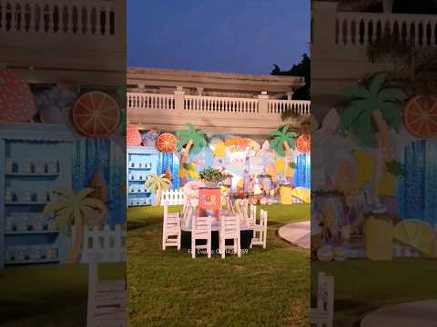 Playful Pool Party Decoration ideas in Pakistan #poolparty