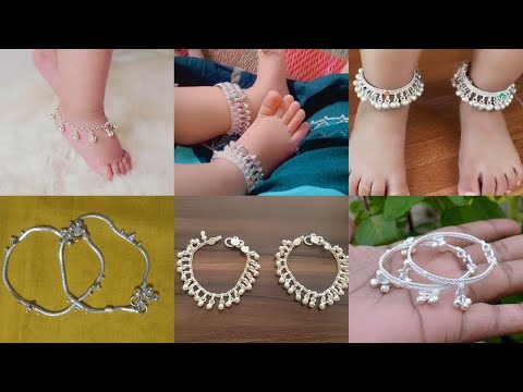 Silver Baby Payal Designs / Cute Baby Payal Designs / Latest Silver Payal Designs