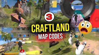 Top 3 new hardest parkour craftland map code of 2024 || freefire Parkour craftland map code #gmryash