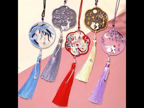 Handmade embroidery Lucky charm worldwide shipping  [TikTok China]