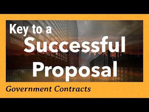 The Key to a Winning Proposal for a Government Contract