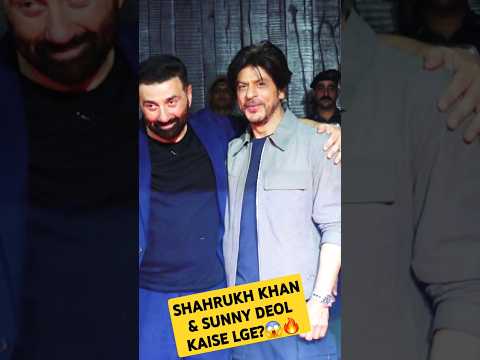 SHAHRUKH KHAN & SUNNY DEOL GADAR 2 SUCCESS | SHAHRUKH KHAN BIRTHDAY |  #shorts