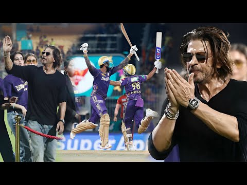 KKR WINNING MOMENT HIGHLIGHTS SHAH RUKH KHAN AMAZING REACTION