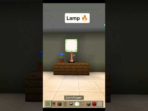 Lamp in Minecraft | #shorts #minecraft