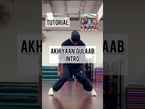 DANCE TUTORIAL | AKHIYAAN GULAAB INTRO | VIJAY GANGULY CHOREOGRAPHY #dance #akhiyaangulaab #shahid