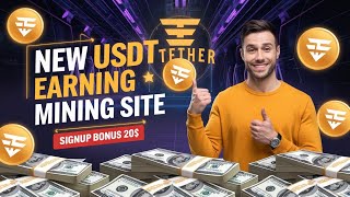 New Usdt earning Site | New Usdt Site 2024 | Best usdt earning platform 2024 | new earning apps 2024